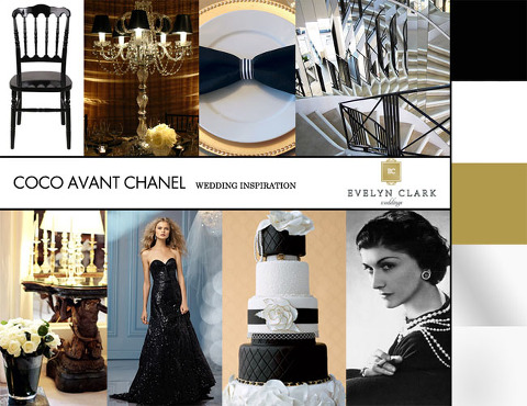 Coco Chanel inspired wedding